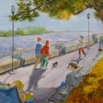 Morning on the Boardwalk
     image 10 x 14
           [sold]