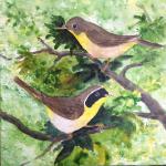 Yellowthroats
 image 8 x 8
      [sold]